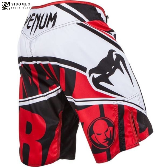 Venum Wand's CONFLICT MMA Shorts Black Ice Red