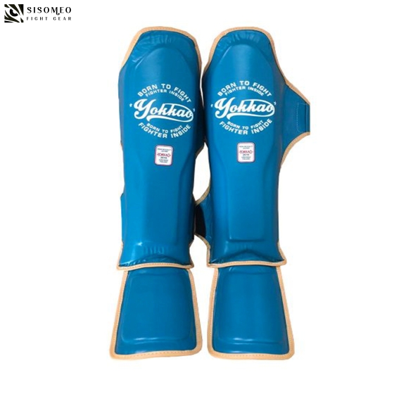 GIÁP CHÂN YOKKAO VINTAGE BLUE SHINGUARDS