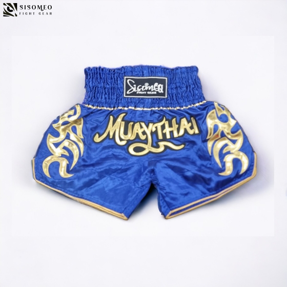 QUẦN MUAY THAI SISOMEO BS001 - XANH