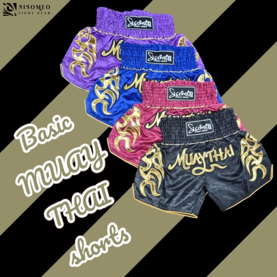 QUẦN MUAY THAI SISOMEO BS001 - XANH